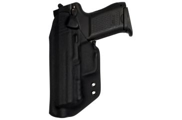 Image of Black Rhino Concealment Concealed Carry IWB Holster System / Colt, Model Colt Rail Gun 1911 5in w/ Rail, Left Handed Shooter, Cant 0 Degrees, Black, 191204181449