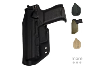 Image of Black Rhino Concealment Concealed Carry IWB Holster System for Smith and Wesson Shield 9MM Models, Black, Carbon Fiber Black, Carbon Fiber FDE, Coyote Brown, Desert Tan, Don't Tread On Me