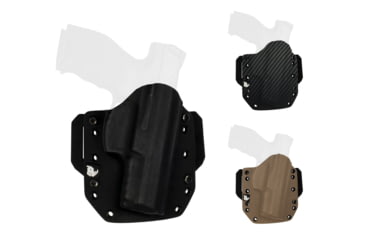 Image of Black Rhino Concealment Tactical Carrier Holster System for Glock 40 MOS Models, Black, Carbon Fiber Black, Flat Dark Earth