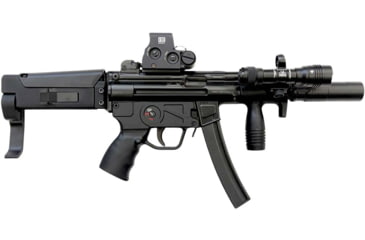 Image of Black River Manufacturing ACX 1913 Collapsible Rifle Stabilizing Brace, Black, BRACXB1913BK