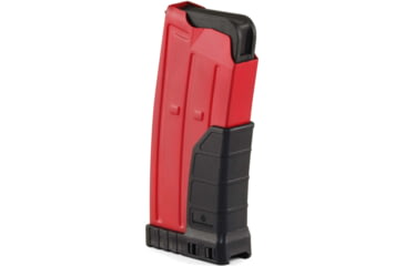 Image of Black River Manufacturing Typhoon Defense F12/X12, 12 Gauge, 5 Round, Shotgun Magazine, Red/Black, BRSM05RD01-5RD