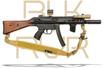 Image of Black River Manufacturing MLOK Slanted Vertical X-Grip, Black, BRVXGSBK