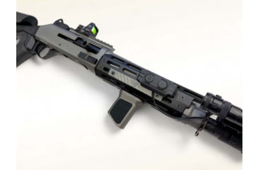Image of Black River Manufacturing MLOK Slanted Vertical X-Grip, Gray, BRVXGSGY