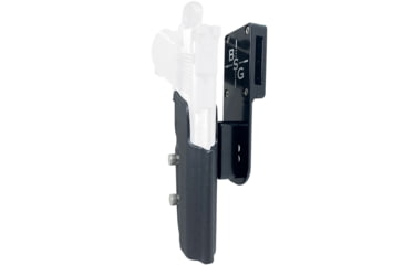 Image of Black Scorpion Outdoor Gear 1911 4.25in Pro Heavy Duty Competition Holster, Left Hand, Black Shell / Black, HCD1-USPSABS-19114BKLH