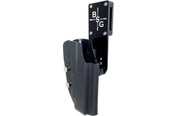 Image of Black Scorpion Outdoor Gear 1911 5in Pro Heavy Duty Competition Holster, Left Hand, Black Shell / Black, HCD1-USPSABS-1911BKLH