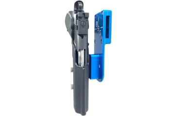 Image of Black Scorpion Outdoor Gear 1911 5in Pro Heavy Duty Competition Holster, Left Hand, Blue Shell / Black, HCD3-USPSABS-1911BKLH