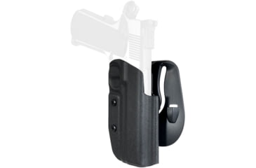 Image of Black Scorpion Outdoor Gear 1911 5in w/ Full Dust Cover OWB Kydex Paddle Holster, Left Hand, Black, HC03-PADDLE-1911BKLH