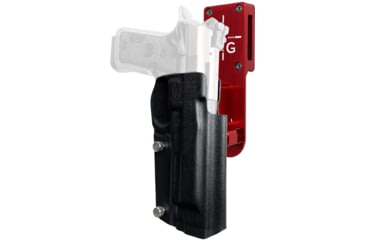 Image of Black Scorpion Outdoor Gear Beretta 92X Performance Pro Heavy Duty Competition Holster, Right, Red/Black, HCD2-USPSABS-B92XBKRH