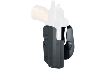Image of Black Scorpion Outdoor Gear CZ P-10 C OWB Kydex Paddle Holster, Right, Black, HC03-PADDLECZP10BKRH
