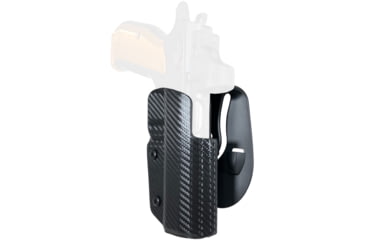 Image of Black Scorpion Outdoor Gear CZ Tactical Sport Orange OWB Kydex Paddle Holster, Right, Carbon Fiber, HC03-PADDLECZTSOCFRH