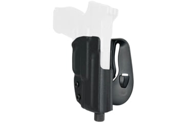 Image of Black Scorpion Outdoor Gear FNH 509 Compact/Midsize OWB Kydex Paddle Holster, Right Hand, Black, HC03-PADDLEFN509BKRH