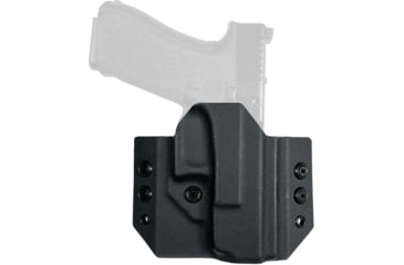 Image of Black Scorpion Outdoor Gear Glock 19, 19X, 23, 32 OWB Kydex Holster, Right, Black, HC24-OWBCONCEL-GL19BK