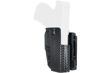 Image of Black Scorpion Outdoor Gear Glock 42, 43, 43X Pro IDPA Holster, Left Hand, Carbon Fiber, HC03-IDPA-GL43-CFLH