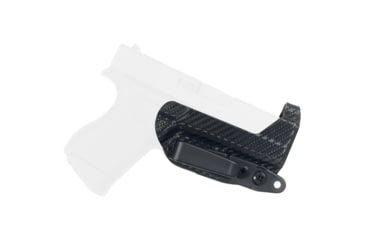 Image of Black Scorpion Outdoor Gear Glock 42, 43, 43X Trigger Guard Tuckable Holster, Right Hand, Carbon Fiber, HC20-IWB01-GL43-CFRH