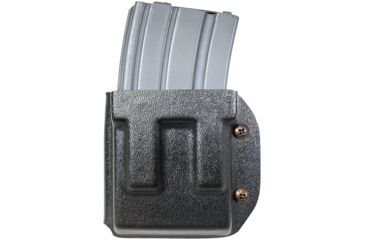Image of Black Scorpion Outdoor Gear Magazine Pouch, AR-15/ M4/ M16, Standard AR Magazines, Right Hand, OWB, 1.5 - 1.75in Belts, Kydex, Black, MP05-USPSA-BK