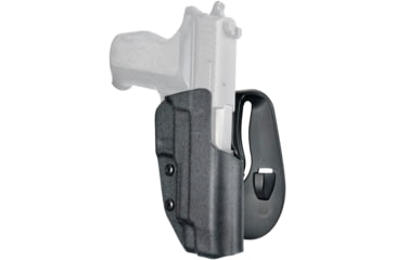 Image of Black Scorpion Outdoor Gear OWB Paddle Holster, Sig Sauer P226 w/ Rail, Right Hand, Black, HC03-PADDLE-P226R-BKRH