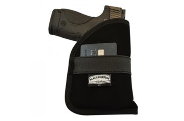 Image of Black Scorpion Outdoor Gear Pocket Holster Ambidextrous W2, Black, Fit Gun 42,43,26,27,28,33. Cz 2079 Ram. S&amp;W MP Sh, HC13-IWB05-BSGPNW2-BKRH