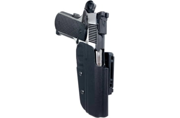 Image of Black Scorpion Outdoor Gear Pro IDPA Competition Holster, Right Hand, 1911, 5in Barrel, 1.5 - 1.75in Belts, Kydex, Black, HC03-IDPA-1911BKRH