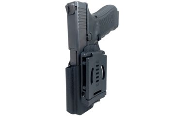 Image of Black Scorpion Outdoor Gear Pro IDPA Competition Holster, Right Hand, GLOCK 17/ 19/ 19X/ 22/ 45, 4.02 - 4.49in Barrel, 1.5 - 1.75in Belts, Kydex, Black, HC03-IDPA-GL17BKRH
