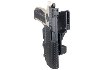 Image of Black Scorpion Outdoor Gear Pro USPSA Competition Holster, Right Hand, CZ Shadow 2, 4.89in Barrel, 1.5 - 1.75in Belts, Kydex, Carbon Fiber, HC04-USPSA-SHADOWIICFRH