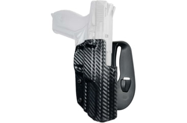 Image of Black Scorpion Outdoor Gear Ruger American 4.20 OWB Kydex Paddle Holster, Right, Carbon Fiber, HC03-P-RAMERICAN4-CFRH