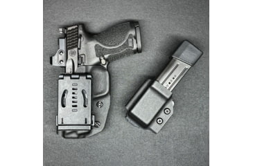 Image of Black Scorpion Outdoor Gear Ruger American Compact 3.55 Pro IDPA Competition Holster, Right, Black, HC03-IDPA-RAMERICAN3-BKRH