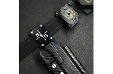 Image of Black Scorpion Outdoor Gear SAR K-12 Sport Pro Heavy Duty Competition Holster, Right, Black/Carbon Fiber, HCD1-USPSABS-SARK12CFRH