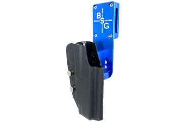 Image of Black Scorpion Outdoor Gear Sig Sauer P320 Compact Pro Heavy Duty Competition Holster, Right Hand, Blue Shell / Black, HCD3-USPSABS-P3204BKRH