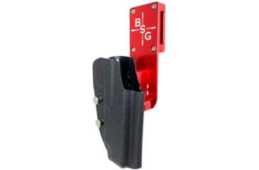 Image of Black Scorpion Outdoor Gear Sig Sauer P320 X5, X5 Legion Pro Heavy Duty Competition Holster, Left Hand, Red Shell / Black, HCD2-USPSABS-P320X5BKLH