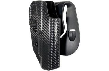 Image of Black Scorpion Outdoor Gear Smith &amp; Wesson M&amp;P9 M&amp;P40 4.25in OWB Kydex Paddle Holster, Right Hand, Carbon Fiber, HC03-PADDLE-MP9CFRH
