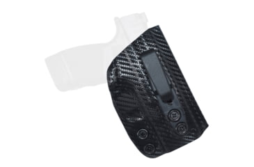 Image of Black Scorpion Outdoor Gear Springfield Hellcat IWB Kydex Full Profile Tuckable Holster, Right Hand, Carbon Fiber, HC22-TUCKFC-HELLCAT-CFRH