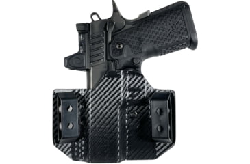 Image of Black Scorpion Outdoor Gear Staccato C2 OWB Kydex Holster, Right, Carbon Fiber, HC24-OWBCONCEL-STACCF