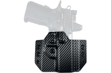 Image of Black Scorpion Outdoor Gear Staccato C2 OWB Kydex Holster, Right, Carbon Fiber, HC24-OWBCONCEL-STACCF