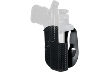 Image of Black Scorpion Outdoor Gear Staccato C2 OWB Kydex Paddle Holster, Right, Carbon Fiber, HC03-PADDLE-STAC2CFRH