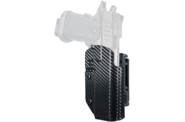 Image of Black Scorpion Outdoor Gear Staccato P DUO Pro IDPA Competition Holster, Right, Carbon Fiber, HC03-IDPA-STACP-CFRH