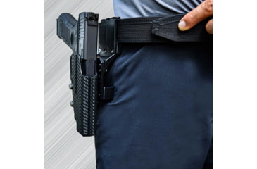 Image of Black Scorpion Outdoor Gear Tanfoglio Stock 3 Pro Competition Holster, Right, Carbon Fiber, HC04-USPSA-STOCK3CFRH