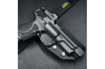 Image of Black Scorpion Outdoor Gear Tanfoglio Stock 3 Pro Competition Holster, Right, Carbon Fiber, HC04-USPSA-STOCK3CFRH