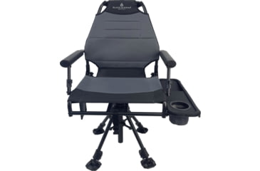 Image of BLACK SIERRA EQUIPMENT Heated HI-LINE Swivel Chair, Gray, HCH-032H-GRY-BSE