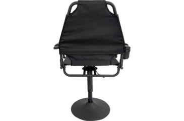 Image of BLACK SIERRA EQUIPMENT HI-LINE Elevated Swivel Chair, Black, HCH-039-BLK-BSE
