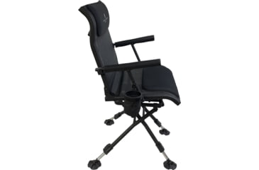 Image of BLACK SIERRA EQUIPMENT Nitro Pro Swivel Chair,Brown, HCH-024-BR