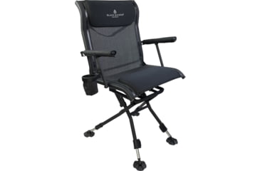 Image of BLACK SIERRA EQUIPMENT Nitro Pro Swivel Chair,Brown, HCH-024-BR