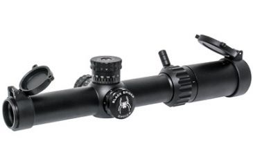 Image of Black Spider Optics 1-4x24 Illuminated Rifle Scope, Matte Black BLKSPDRBSO1-4X24