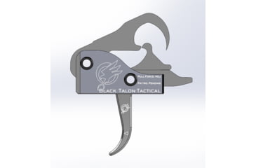 Image of Black Talon Tactical Curved Bow Calibrated Drop in AR Trigger, 5.5 lb, Black, 106001551