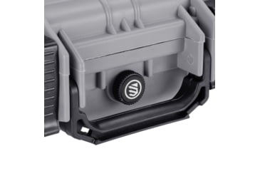 Image of BlackHawk 11.6in Waterproof Hard Single Gun Case with Foam, Gray, Compact, BH00010-GRA