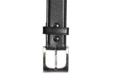 Image of BlackHawk 4113 CQC Pistol Belt, Black, 30in waist, Plain Finish, Brush Nickel Buckle 411330PBK
