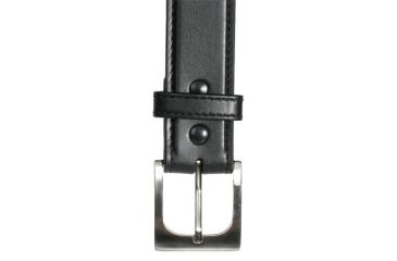 Image of BlackHawk 4113 CQC Pistol Belt, Black, 42in Waist, Plain Finish, Brush Nickel Buckle