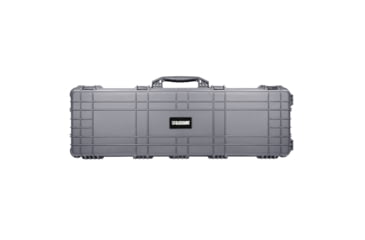 Image of BlackHawk 44in Waterproof Roller Hard Rifle Case w/ Foam, Gray, Standard, BH00008-GRA