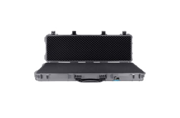 Image of BlackHawk 44in Waterproof Roller Hard Rifle Case w/ Foam, Gray, Standard, BH00008-GRA