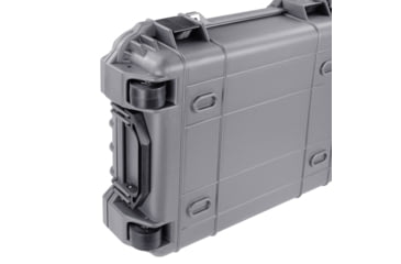 Image of BlackHawk 44in Waterproof Roller Hard Rifle Case w/ Foam, Gray, Standard, BH00008-GRA