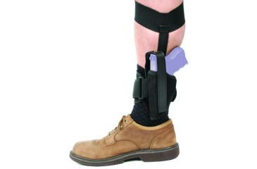 Image of BlackHawk Plain Black Left Hand Ankle Holster 